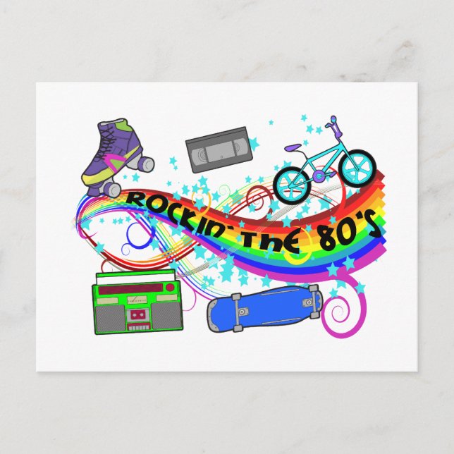 Cartão Postal Rockin' The anos 80 (Frente)
