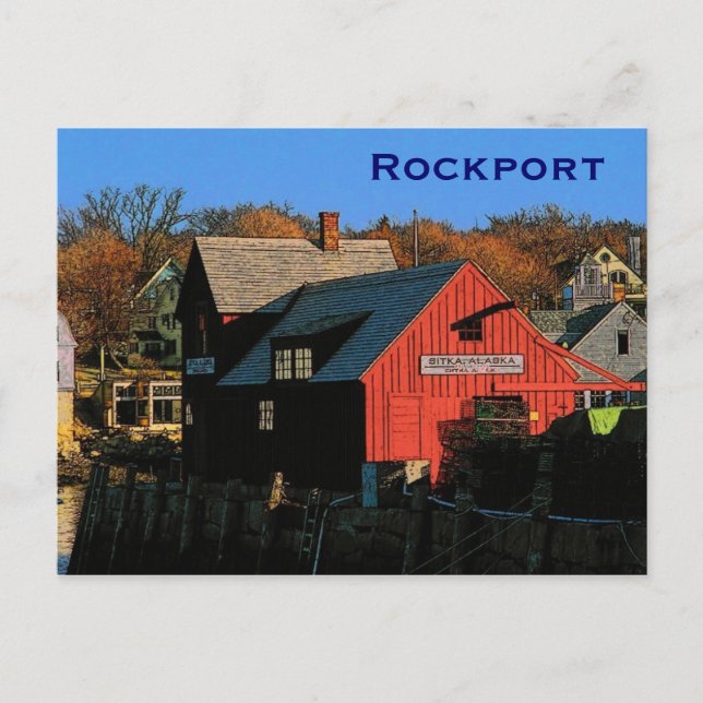 Cartão postal Rockport (Motif nº 1) (Frente)