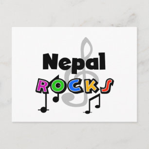 Cartão Postal Rocks no Nepal
