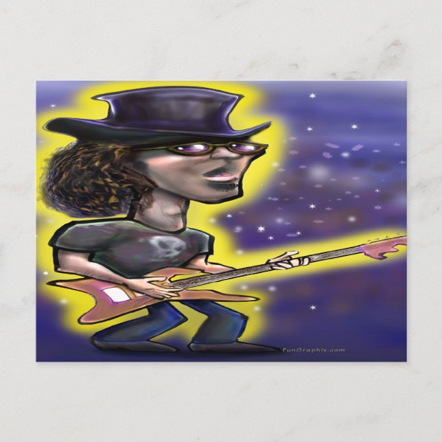 Cartão Postal Rockstar (Frente)