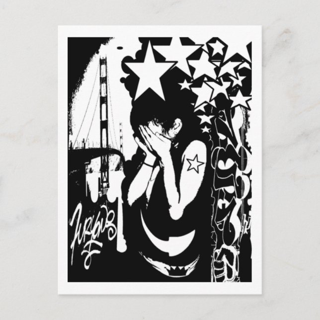 Cartão Postal Rockstar (Frente)