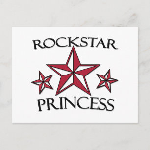Cartão Postal Rockstar Princess