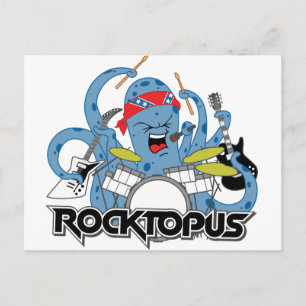 Cartão Postal Rocktopus
