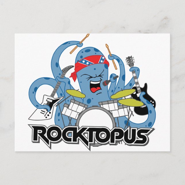 Cartão Postal Rocktopus (Frente)