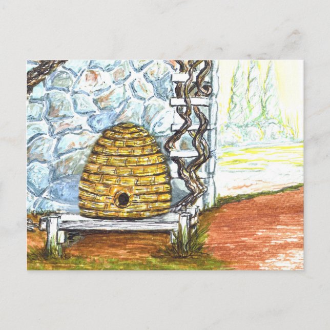 Cartão Postal rockwall com skep (Frente)