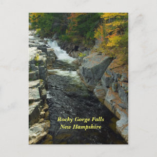 Cartão Postal Rocky Gorge Falls, Cartão-postal NH