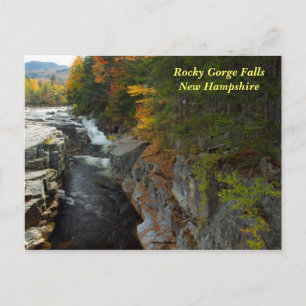 Cartão Postal Rocky Gorge Falls, Cartão-postal NH