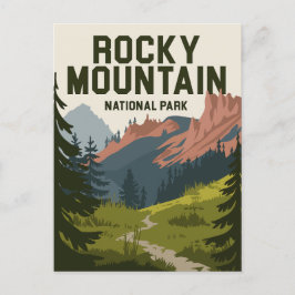 Cartão Postal Rocky Mountain National Park Colorado