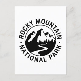 Cartão Postal Rocky Mountain National Park Emblem