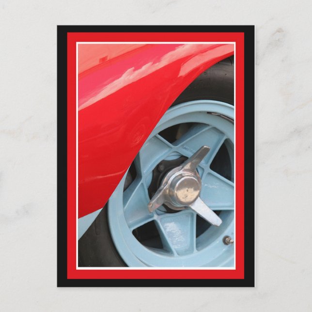 Cartão Postal Roda Azul e Derrubada (Frente)