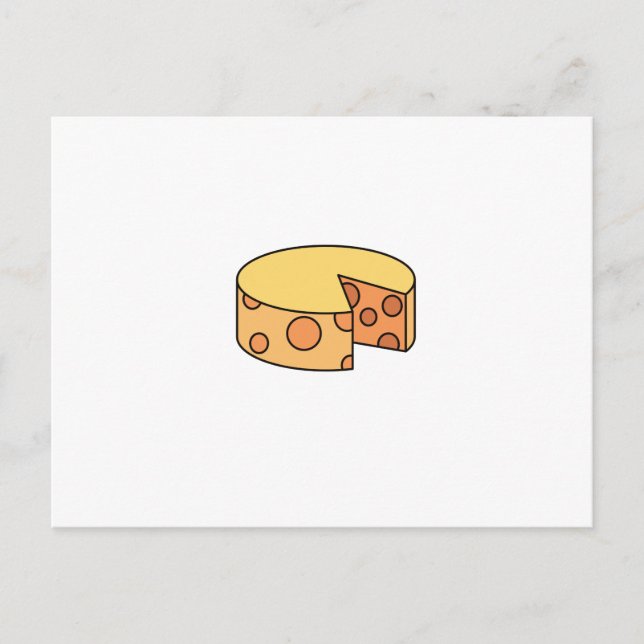 Cartão Postal roda de queijo (Frente)