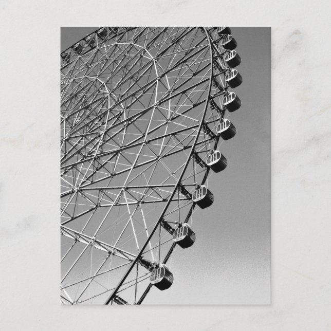 Cartão Postal Roda Ferris: Tóquio (Frente)