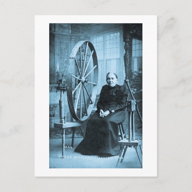 Cartão Postal Roda giratória da avó Louis Pesha (Frente)