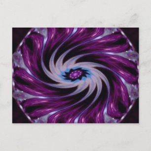 Cartão Postal Roda Giratória Roxa