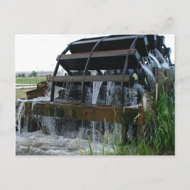 Cartão Postal Rodas d'água do Oeste (Frente)