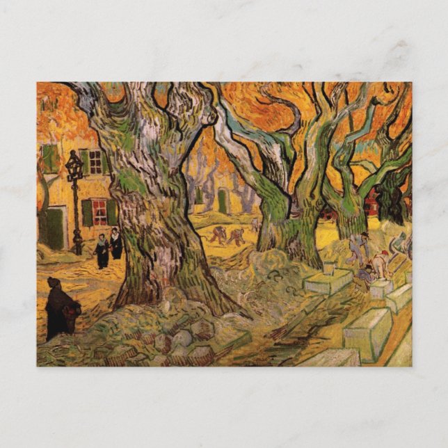 Cartão Postal Rodoviárias Menders de Vincent van Gogh (Frente)
