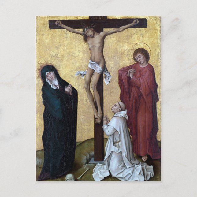 Cartão Postal Rogier van der Weyden The Crucifixion (Frente)