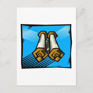 Cartão Postal Rolamentos Azuis