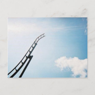 Cartão Postal Rollercoaster quebrado