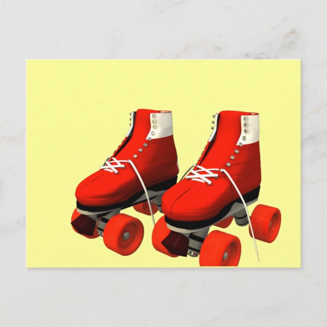 Cartão Postal Rollerskates (Frente)