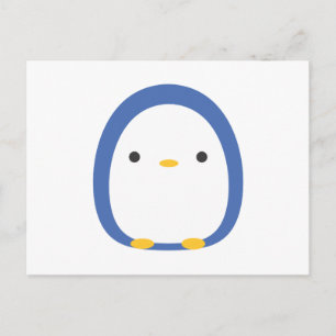 Cartão Postal Roly Poly Penguin