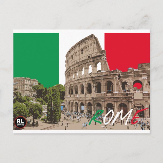 Cartão postal Roma (Frente)