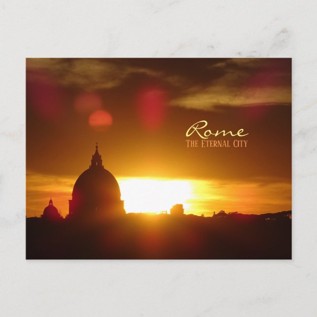 Cartão Postal Roma, a Cidade Eterna (Frente)
