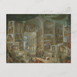 Cartão Postal Roma antiga por Giovanni Paolo Panini Impressão