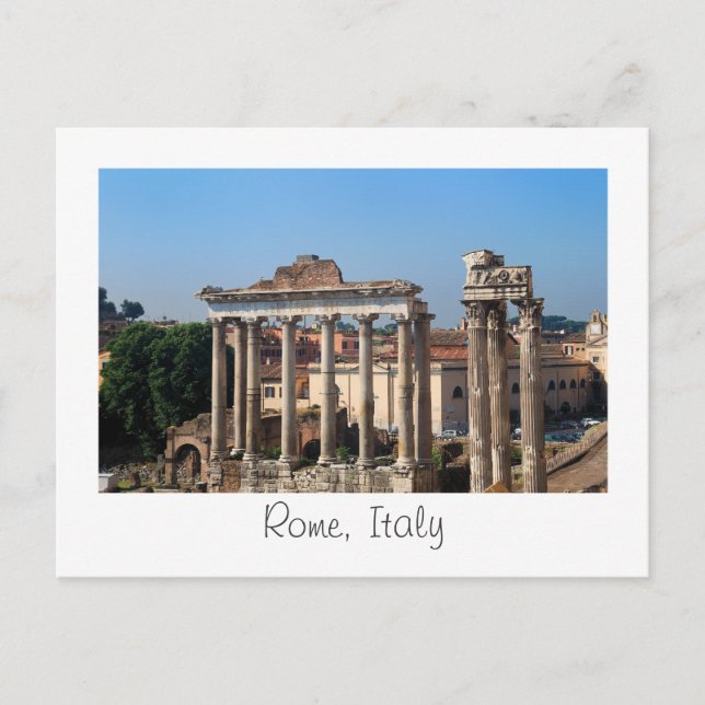 Cartão postal Roma, Itália (Frente)