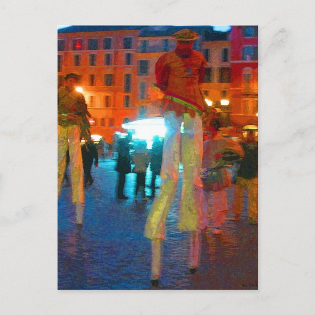 Cartão Postal Roma Itália (Frente)