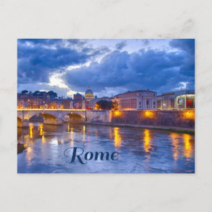 Cartão Postal Roma Itália Belo