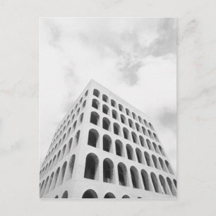 Cartão Postal Roma Itália, EUR Palazzo del Lavoro