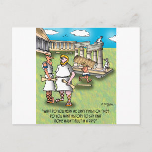 Cartão Postal Roma não foi construída em um dia?