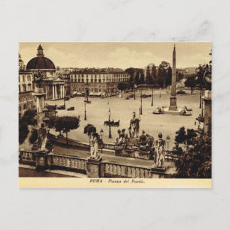Cartão Postal Roma,Piazza del Paulo