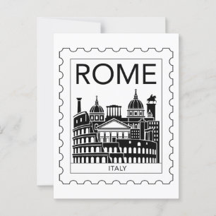 Cartão Postal Roma Souvenir Itália Cartaz