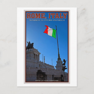 Cartão Postal Roma - Vittorio Monument