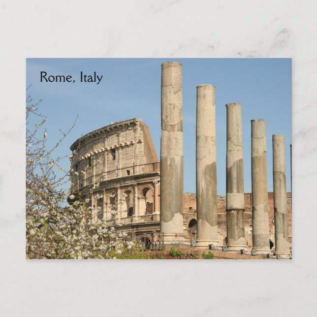 Cartão Postal Roman Coliseum (Frente)