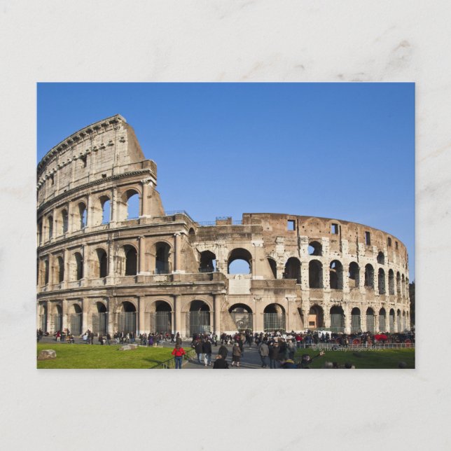Cartão Postal Roman Coliseum (Frente)