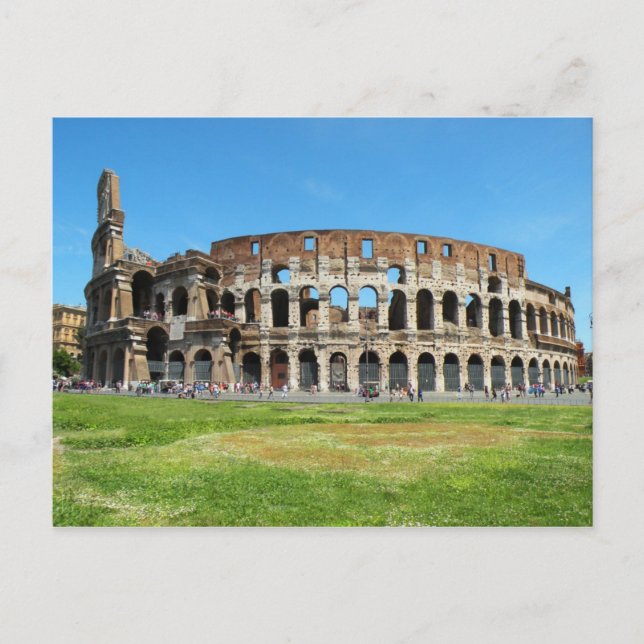 Cartão Postal Roman Colosseum (Frente)