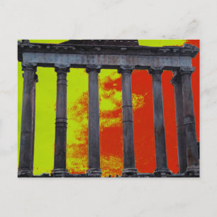 Cartão Postal Roman Forum Art