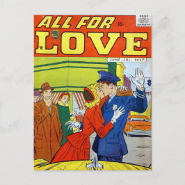 Cartão Postal Romance Antigo