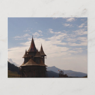 Cartão Postal Romania, Moldova, igreja ortodoxa