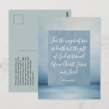 Romanos 6:23 Versículo Bíblico Personalizável
