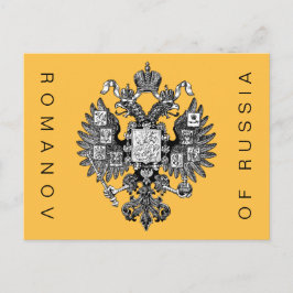 Cartão postal ROMANOV DA RÚSSIA