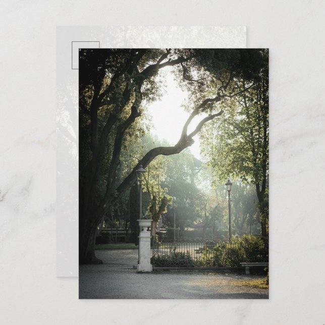 Cartão Postal Romantic Academia Park View, Rome (Frente/Verso)