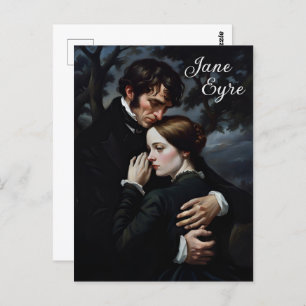 Cartão Postal Romântica Jane Eyre e Edward Rochester