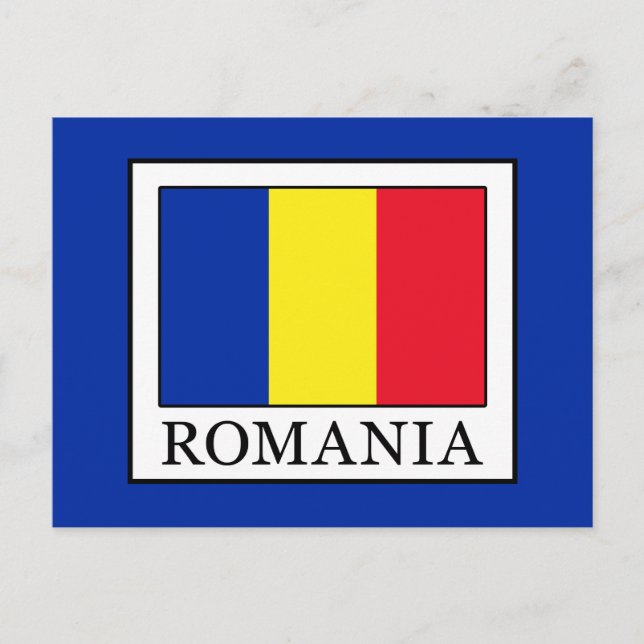 Cartão Postal Romênia (Frente)