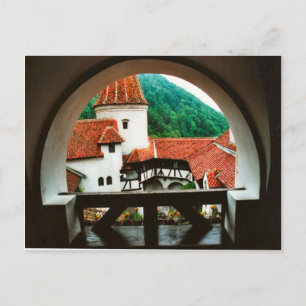 Cartão Postal Romênia, castelo de Drácula, Bran, Transylvânia,