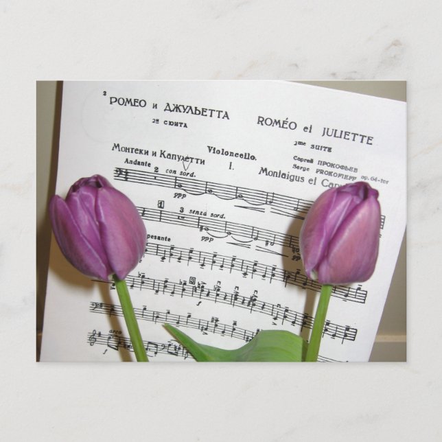 Cartão postal Romeu e Julieta (Frente)
