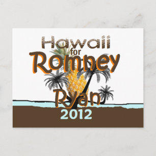Cartão Postal Romney Ryan